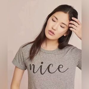 Sol Angeles NICE Graphic Short Sleeve Tee Shirt SZ XL Grey